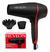 Secadora Cabello Revlon Coco Cerámica Turmalina Iones Pelo Color Negro
