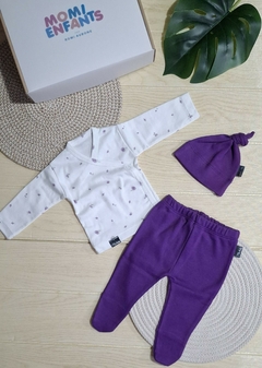 Ajuar estampado de 3 piezas