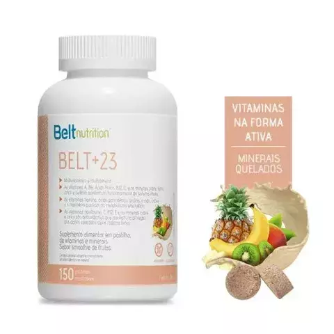 BELT +23 SABOR SMOOTHIE DE FRUTAS MULTIVITAMÍNICO E MULTIMINERAL