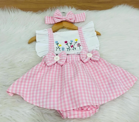 Romper Luxo Jardim Bordado - comprar online