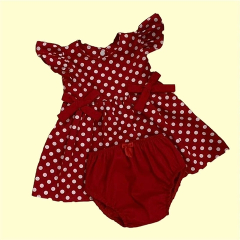 Conjunto Poá Vermelho - comprar online