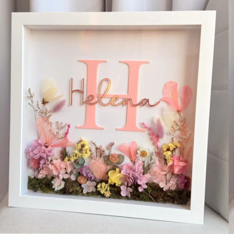 Quadro Floral Jardim Personalizado