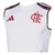 Camisa Regata Flamengo II 25/26 - Torcedor Adidas Masculina - Branca com detalhes em preto e vermelho - Manto Das Torcidas