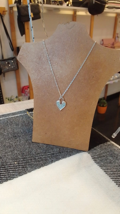 Cadena Corazon con brillo