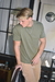 Remera Verde Cuello Redondo - comprar online