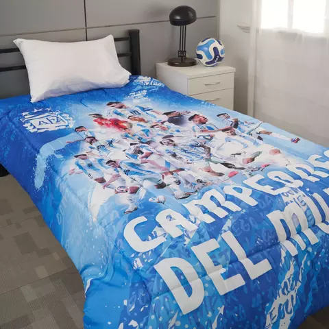 Acolchado 1½ pl. AFA Selección City Blanco