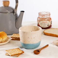 TAZA SIN ASA CERAMICA TERRAZO en internet