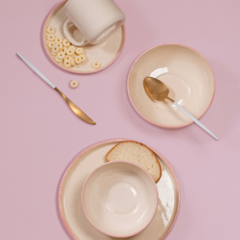 Imagen de PLATO DE POSTRE CERAMICA LOLA TERRAZO