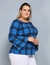 Blusa Junina Xadrez - Ref. K59