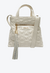 Bolsa Tote Branca Schutz Couro Grande Matelassê S5001004800002