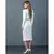 Vestido Midi Justo Franzido Anne Fernandes 500450019023 - M - comprar online