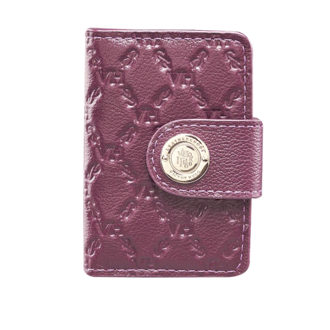 Porta Cartão James VH Elos Rosa / Burgundy 1601189A785