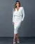 Vestido Midi Justo Franzido Anne Fernandes 500450019023 - M na internet
