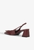 Slingback Rhonda Mid Couro Vinho S2214700080001 - comprar online