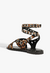 SANDÁLIA FRESH BOHO COURO ANIMAL PRINT S2165201280003 na internet