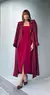 VESTIDO MID SEM ALÇA COM SAIA DE PREGAS BORDÔ- ANNE FERNANDES 5004500033005 - P