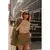 BODY RENDA DETALHE PUNHOS E GOLA FRANZIDA BEGE - ANNE FERNANDES 1302600004007 - G