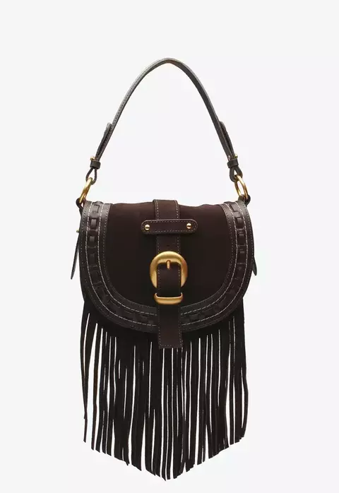 Bolsa Shoulder Hazel Média Marrom Vicenza P5000200840002