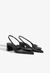 Slingback Rhonda Mid Couro Preto S2214700080003