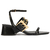 Sandália Salto Bloco Tachas Fivela Schutz - PRETO S2235400020003