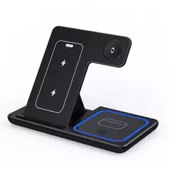 Carregador Rápido sem fio suporte 3 em 1 - estação de carregamento 30w - comprar online
