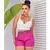 SHORT ALFAIATARIA FEMININO SOCIAL COM CINTO CINTURA ALTA