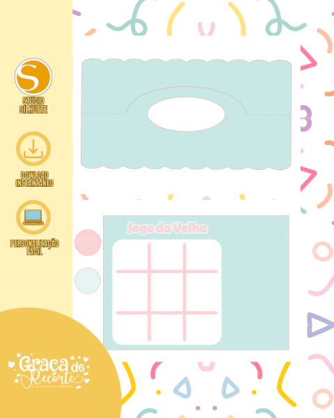 Arquivo de Corte Jogo Da Velha Para Personlizar