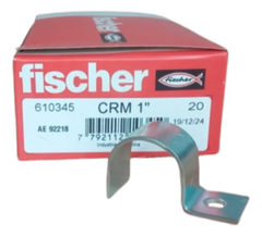 Abrazadera Metálica Fischer Crm 1 Caja 20