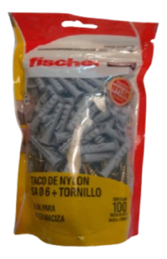 Tarugos /fijaciones De Nylon Fischer Po 100 Sa6+tmf4.5x35