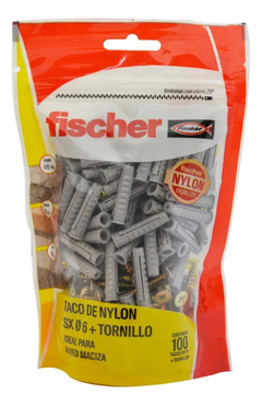 Tarugos /fijaciones De Nylon Fischer Po 100 Tacos Sx6+tmf4.5