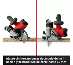 Sierra Circular Inalámbrica Einhell Tp-cs 18/190 Li Bl - comprar online