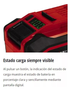 Starter Kit Einhell Batería 18v 6ah + Cargador 4/6ah en internet