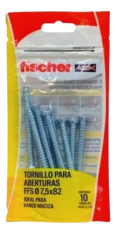 Tornillo Para Aberturas Fischer Po 10 Ffs 7.5x82 T30