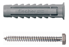 Tarugos /fijaciones De Fischer Po 10 Tacos Sx10+tiraf 1/4x2 - comprar online