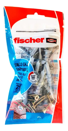 Tarugos /fijaciones De Nylon Fischer Po 25 Gka + Tmf 4x25