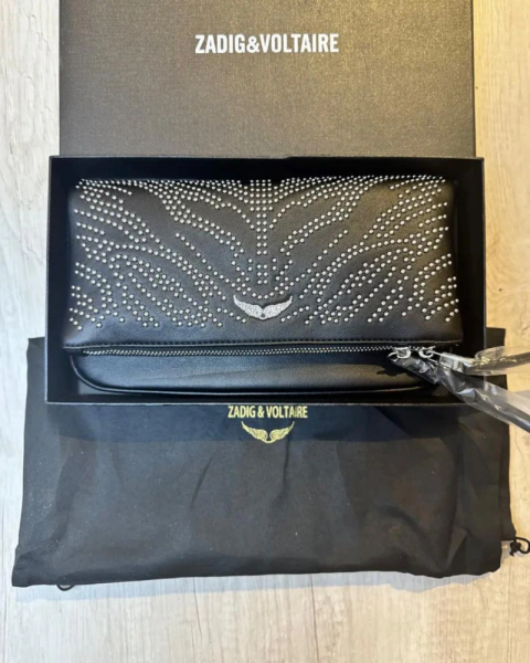 Billetera Rock Wings Black