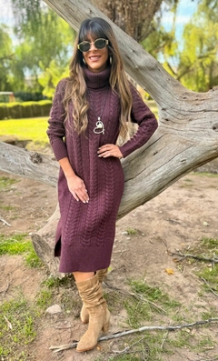 Vestido Vika Borgogna TU - tienda online