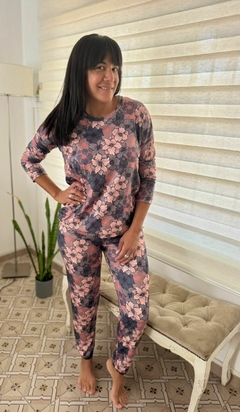 Pijama Josefina Estampado XL - comprar online
