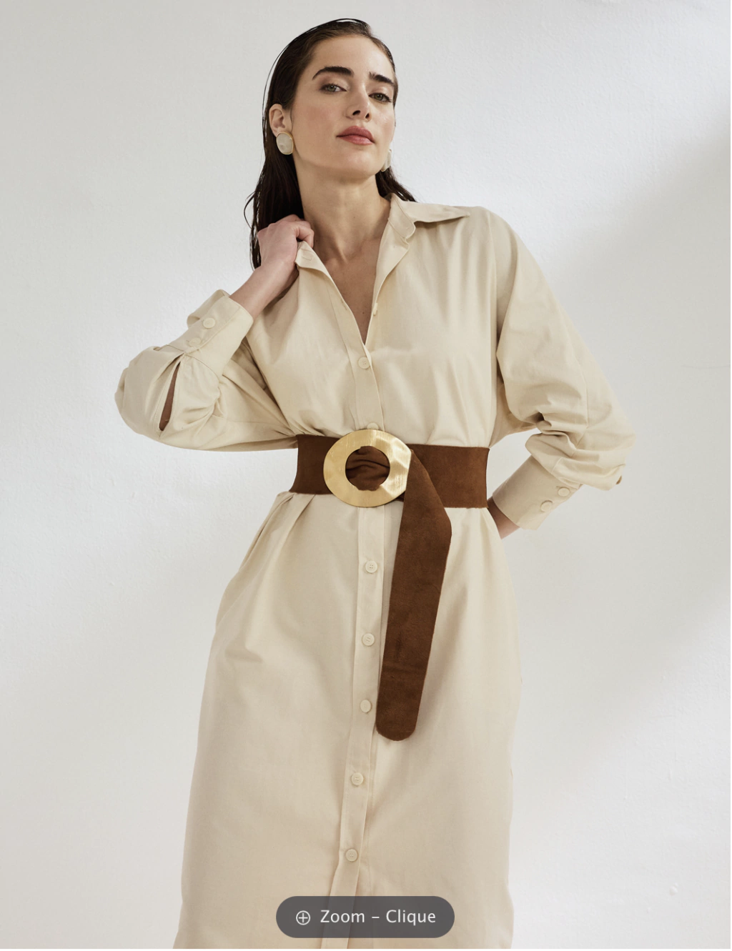 Vestido Chemise sofisticada