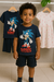 Pijama Infantil Curto de Malha - Sonic - comprar online