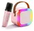 Parlante Karaoke Portatil con Microfono Led Cambia Voz - comprar online