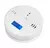 Alarma Detector Monóxido De Carbono Autónomo Digital Color Blanco