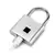 Candado Con Huella Digital Recargable Usb Color Plateado en internet