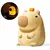 Velador Infantil Led Luz De Noche Capibara Recargable Usb