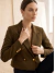 Blazer Cropped Chocolate - comprar online