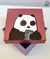 CAIXA DE MDF 10X10 - PANDA (URSO SEM CURSO) - COR&LINE