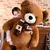 BIG BEAR - Urso de pelúcia com cachecol - Alta qualidade 4 cores - comprar online