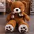 BIG BEAR - Urso de pelúcia com cachecol - Alta qualidade 4 cores na internet