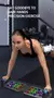 Conjunto de placa push-up portátil multifuncional barra push-up dobrável equip - loja online