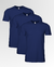 Pack x3 Remeras azul marino lisas - comprar online